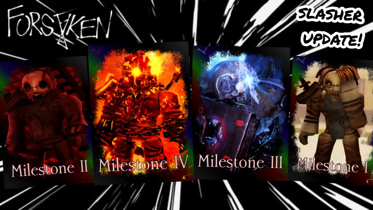WINNING WITH EVERY NEW SLASHER MILESTONE SKIN! | Roblox Forsaken