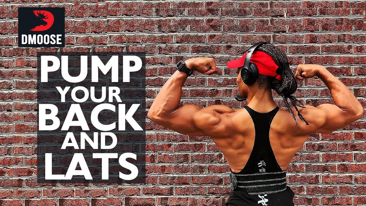 3 Exercises to Build a Big Back using Wrist Straps | Lats Workout | DMoose