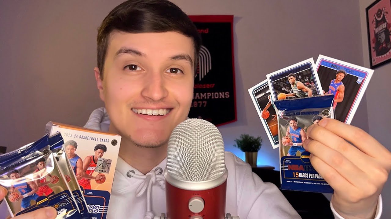ASMR | 2024 NBA Basketball Card Pack Opening 🏀💤