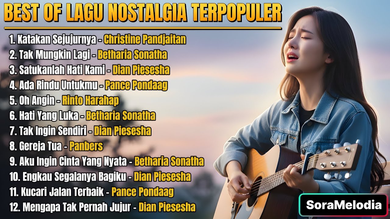 Best Of Lagu Nostalgia Terpopuler 80an 90an | 12 Hits Pilihan Paling Kenangan | Cover by SoraMelodia