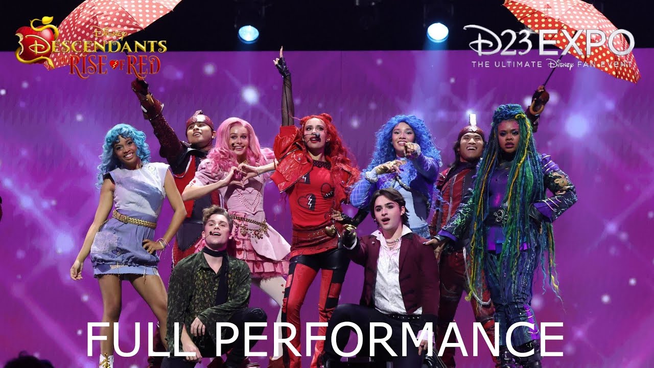 Red/Life is Sweeter performance at D23 Expo | Descendants the Rise of Red