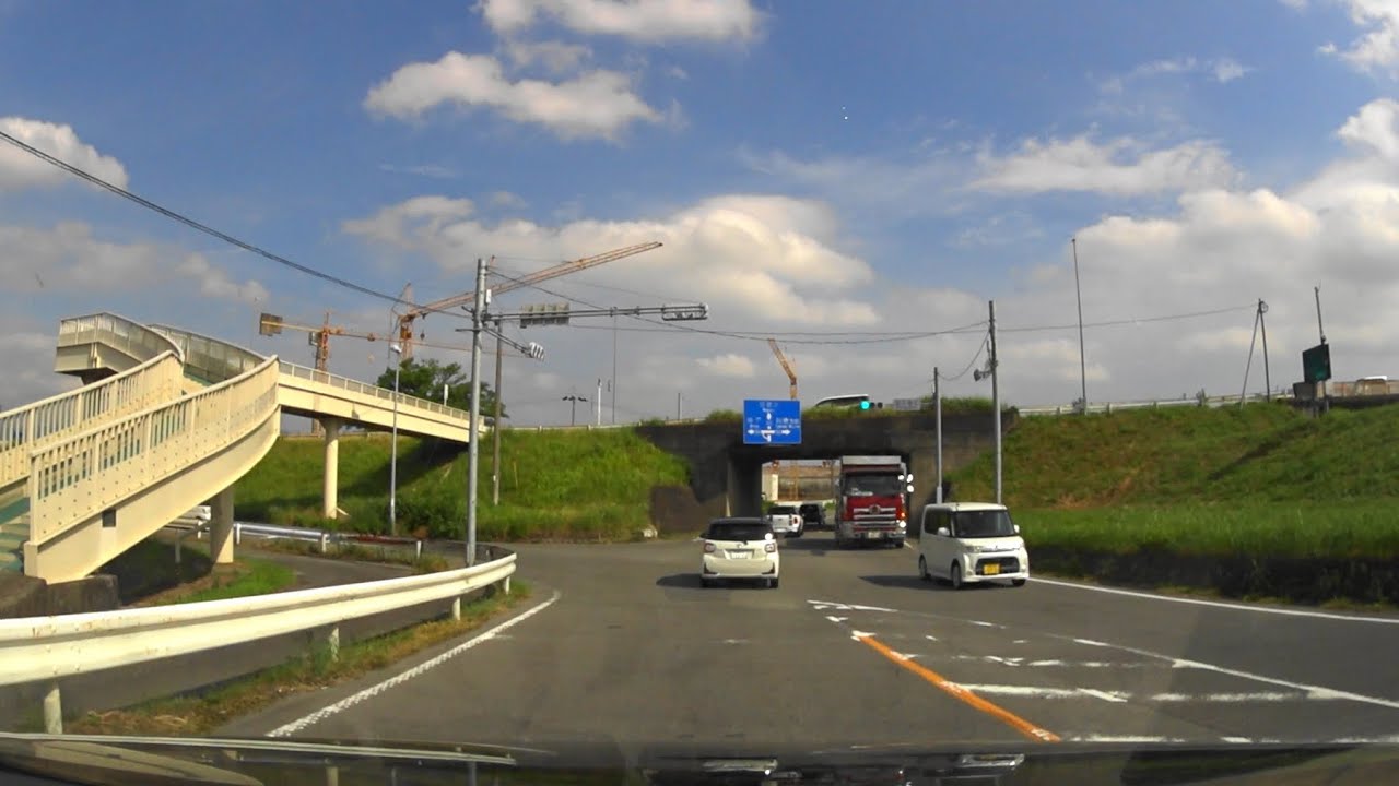 岐阜県道261号脛永万石線　大垣市→揖斐川町