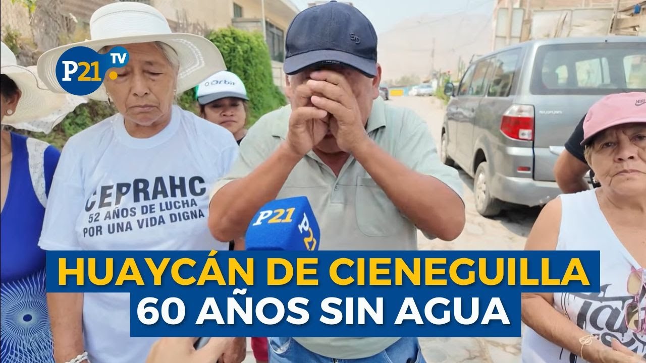 Huaycán de Cieneguilla EN EL OLVIDO: Más de 60 años sin agua potable y que el Estado ignora
