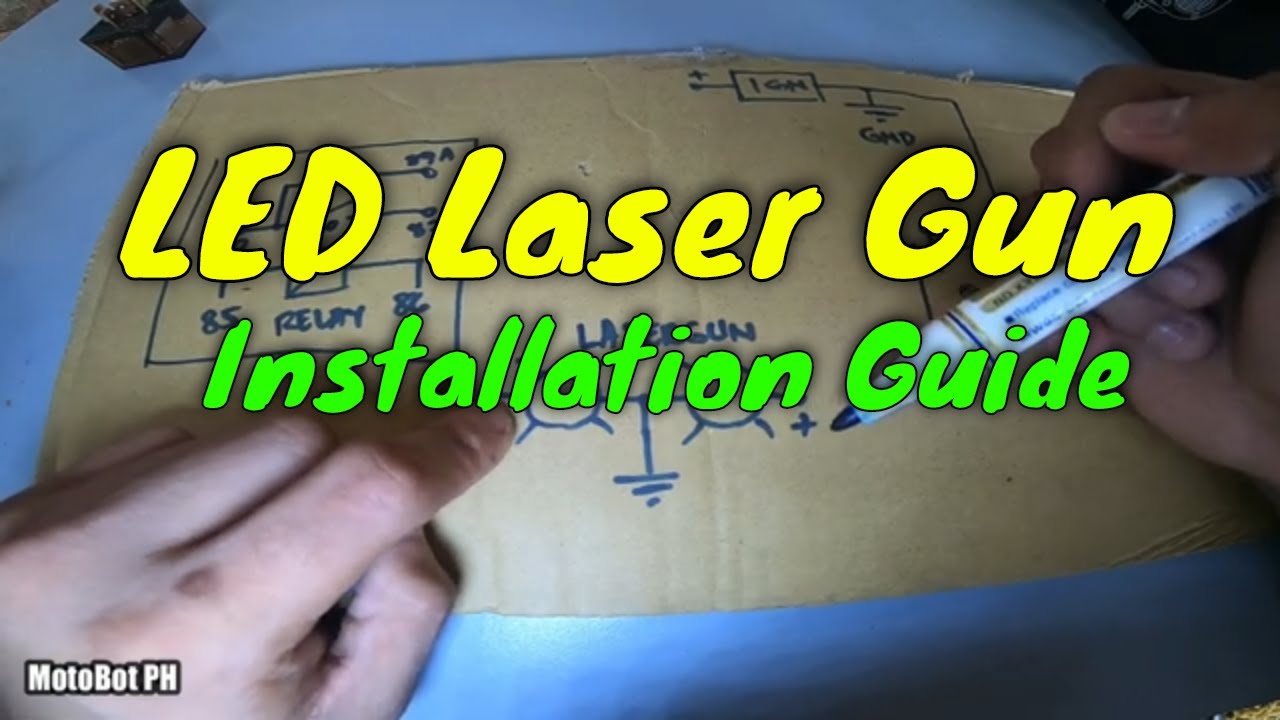 LED Laser Gun Installation Guide and Review | Yamaha R15v3
