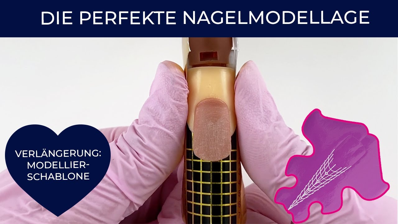 Die perfekte Nagelmodellage: Nagelverlängerung mit Modellierschablonen