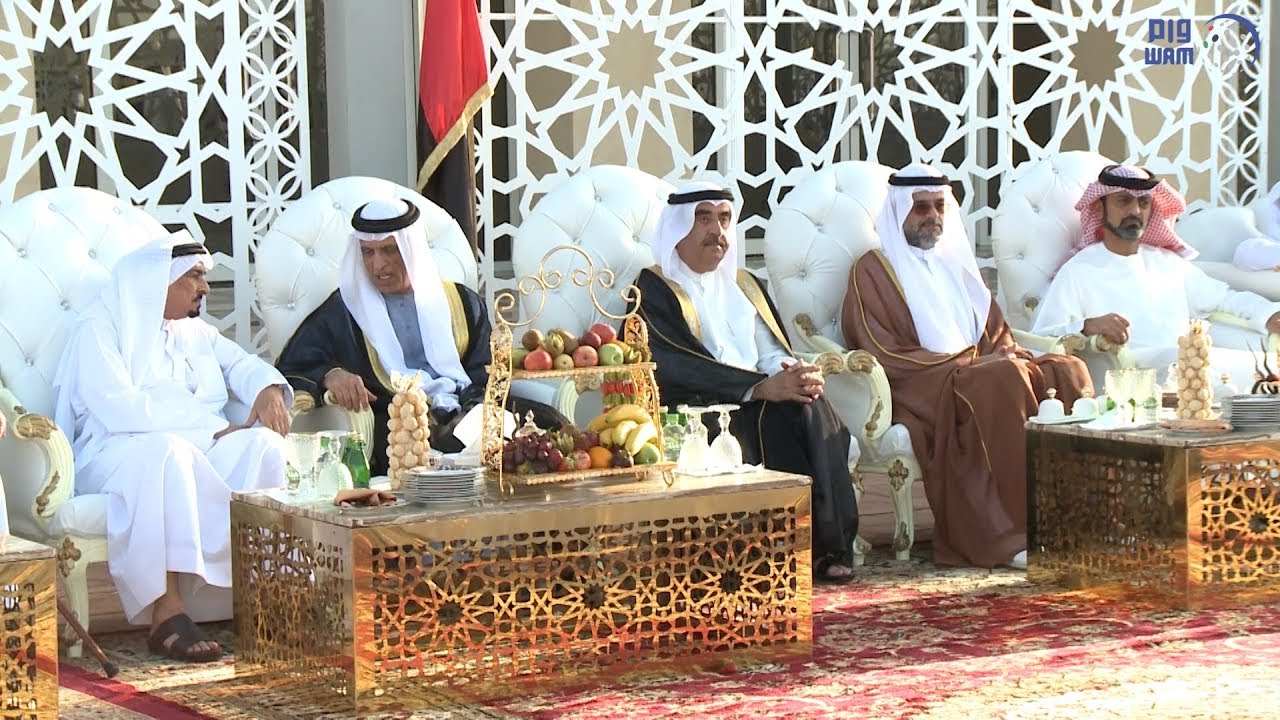 حكام عجمان وأم القيوين ورأس الخيمة يحضرون أفراح المعلا