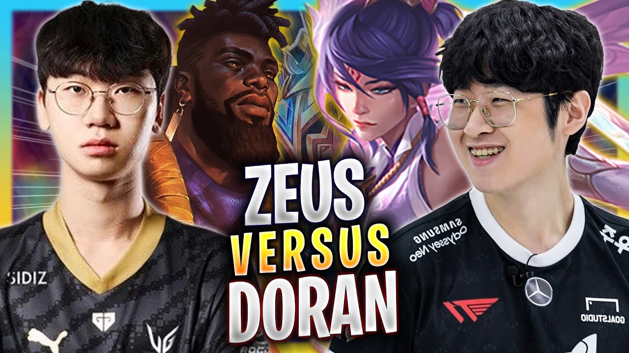 ZEUS vs DORAN! - T1 Zeus Plays Fiora TOP vs GEN Doran K'sante! | Season 2023