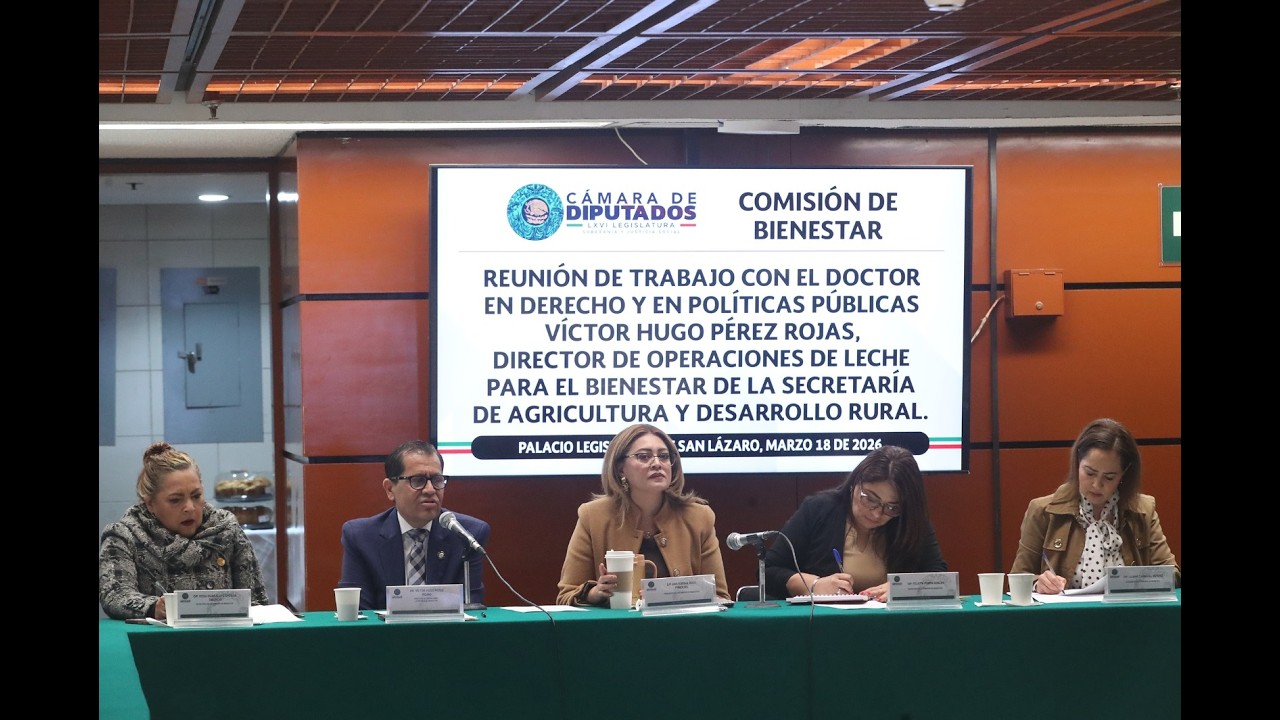 EN VIVO / Reunión de trabajo con el Director de Operaciones de Leche para el Bienestar