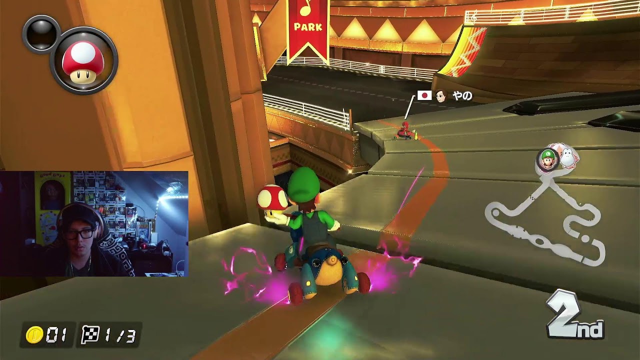 Mario Kart 8 online (new webcam)