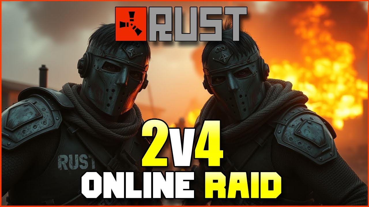 2v4 Online Raid - Rust Console