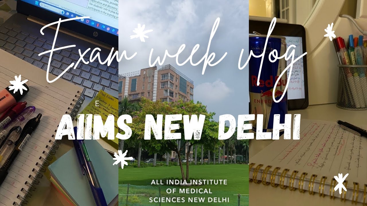 🌸Bsc Nursing AIIMS D 📖| Exam week vlog 📚| *Caffeine * ☕️😵&zwj;💫