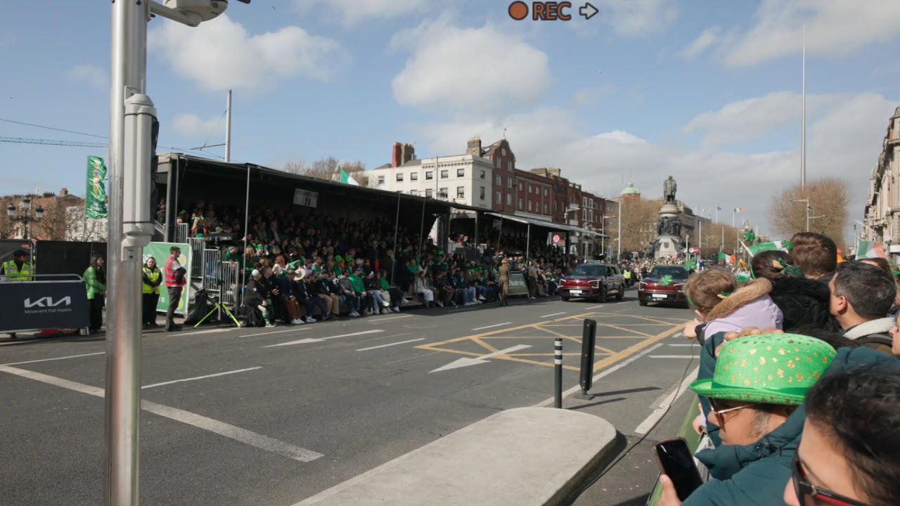 Live Saint Patrick's Day Full Parade video Dublin Ireland 2026
