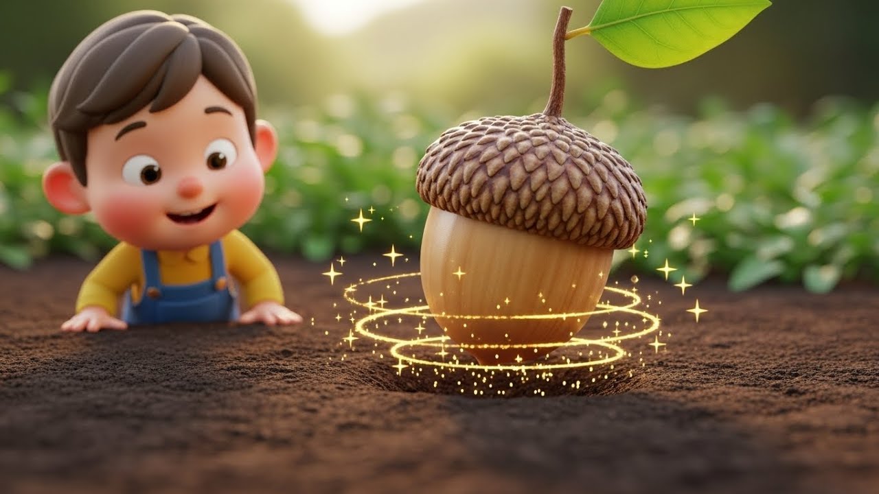 Tiny Acorn Llega a Tree Town | Детские песенки и стишки для малышей
