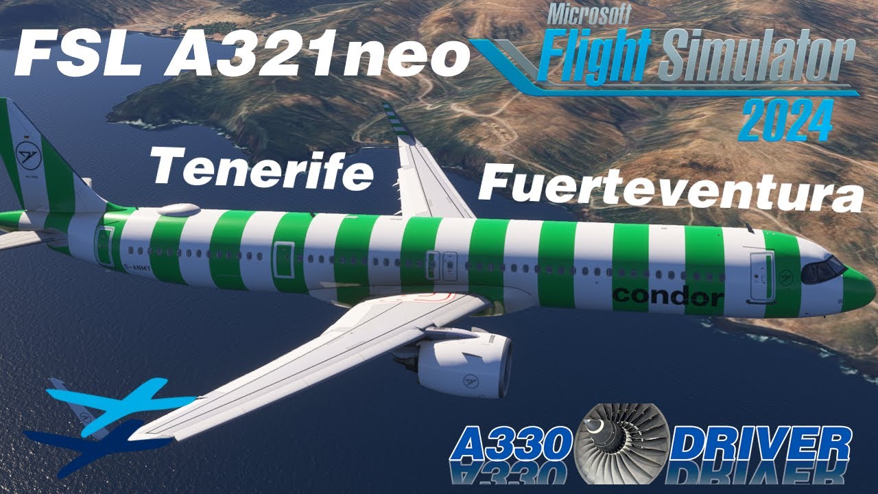 Airbus A321neo | Tenerife - Fuerteventura FULL FLIGHT | Real Airbus Pilot