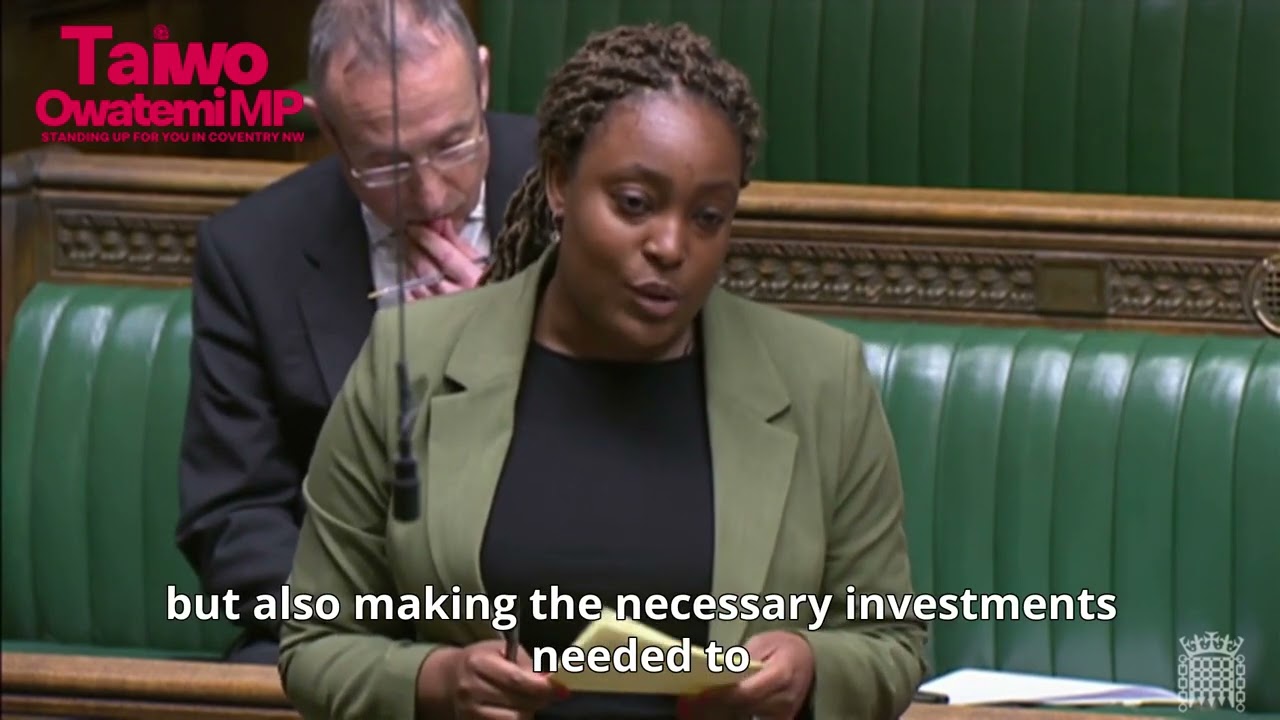 Taiwo Owatemi MP: Knife Crime and Policing in the West Midlands