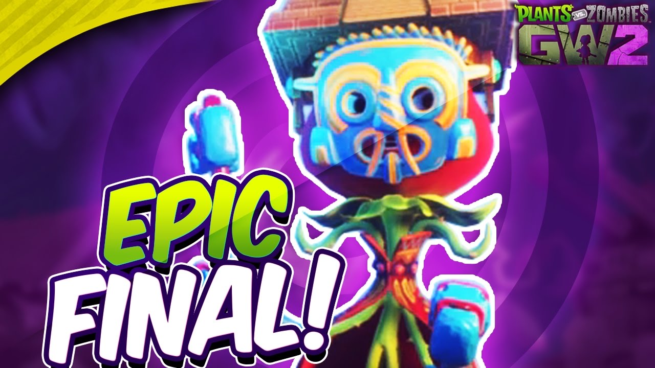 ROSA AZTECA CON DAÑO MEJORADO, EL FINAL MAS ÉPICO! - PvZ Garden Warfare 2