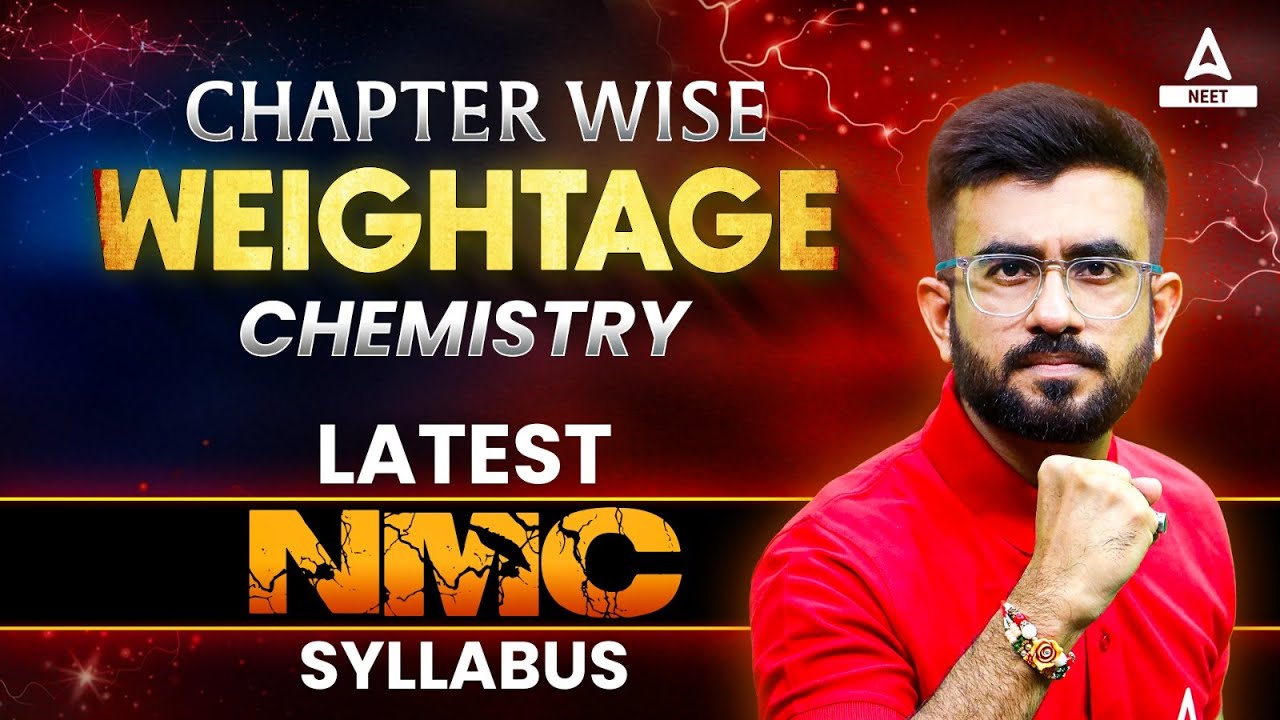 NEET 2024 Chemistry | Chapter Wise Weightage || Nitesh Devnani