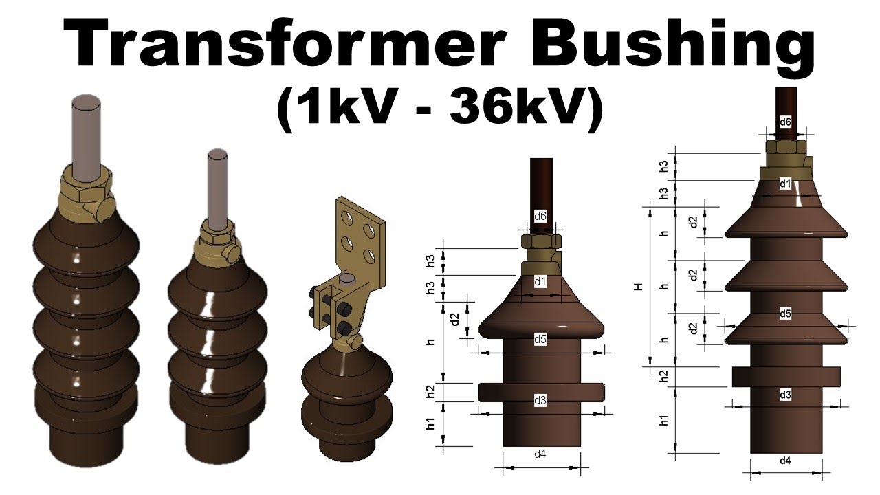 Create Transformer Bushing Revit Family (1kV-36kV)