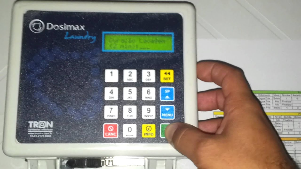 Colocando Processos em controlador de lavanderia.