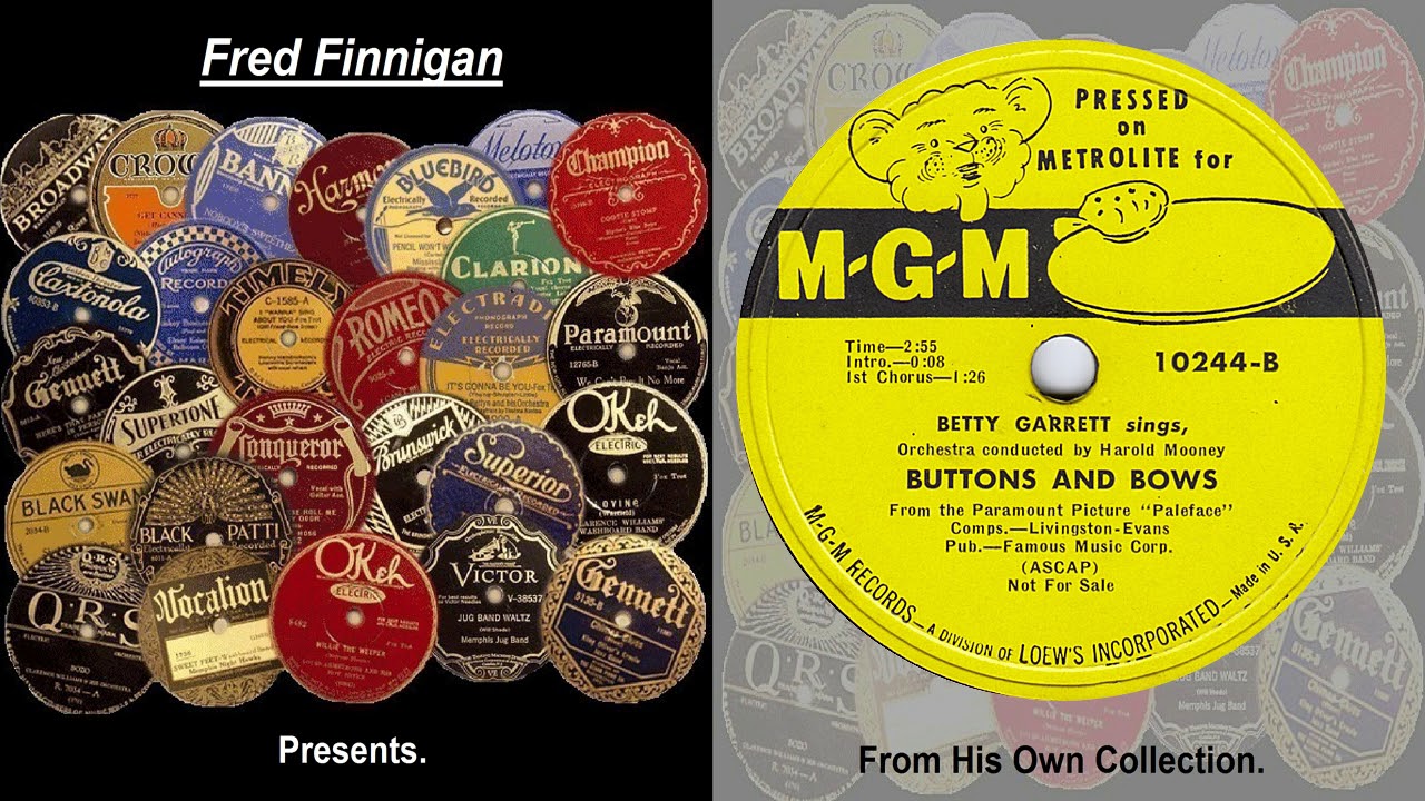 Betty Garrett - Buttons And Bows