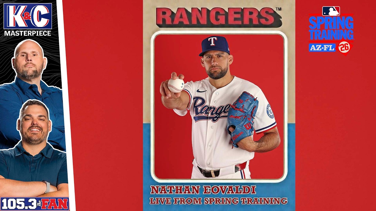 Nathan Eovaldi LIVE From Rangers Spring Training | K&C Masterpiece