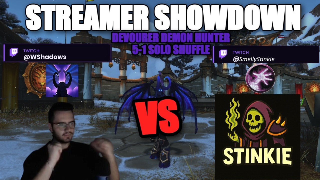 Going 5-1 vs Rank 1 Warlock Stinkie | Devourer DH | Solo Shuffle | Midnight S1
