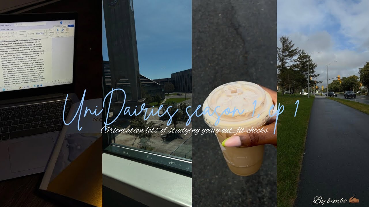 UNI DIARIES| 101✍🏾 | Orientation, lots & lots of studying, going out, fit checks