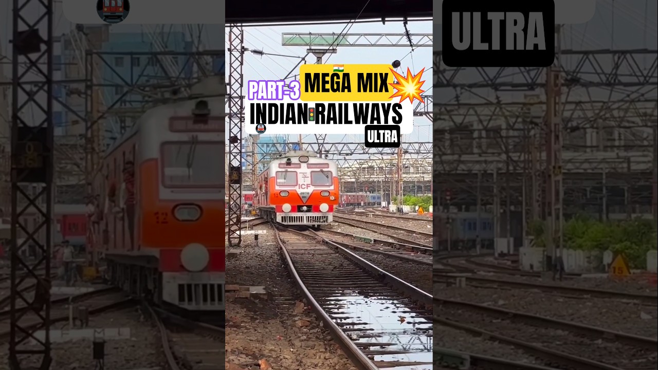 Indian Railways Mega MIX💥 || PART-3 #shorts #train #indianrailways