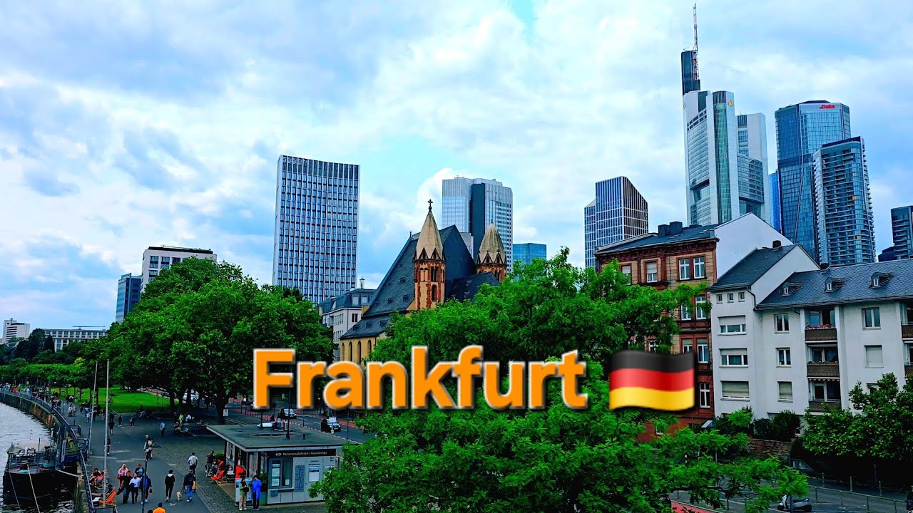 Walking in  #Frankfurt City Centre  09.06.2025