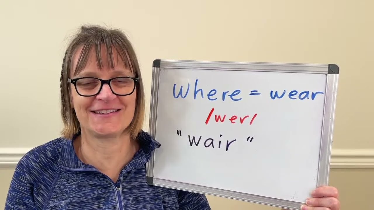 How to Pronounce Where, Wear and Ware (Live Q & A)