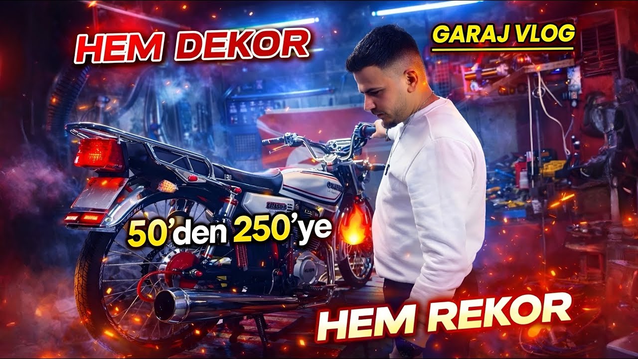 50’lik Motoru 250’lik Canavara Dönüştürdük! 🚀