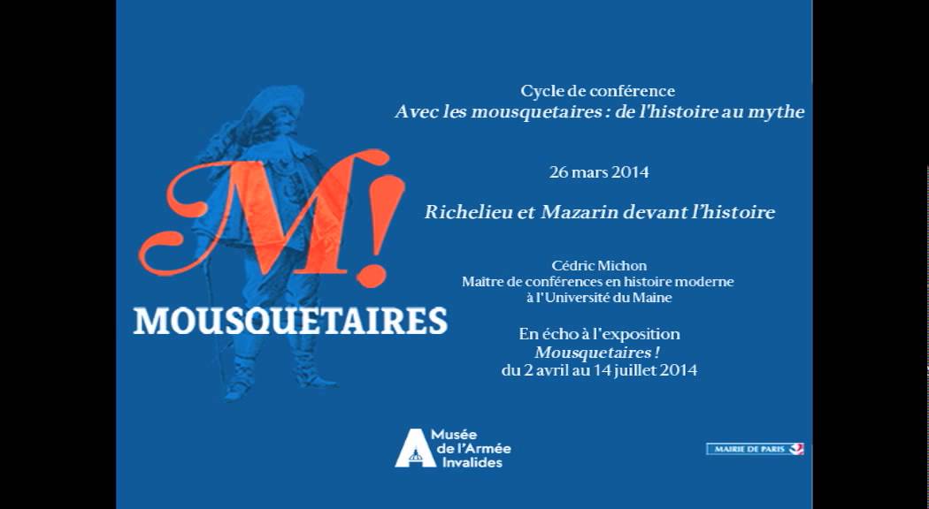 Conférence du 26 mars 2014 : Richelieu et Mazarin devant l'histoire