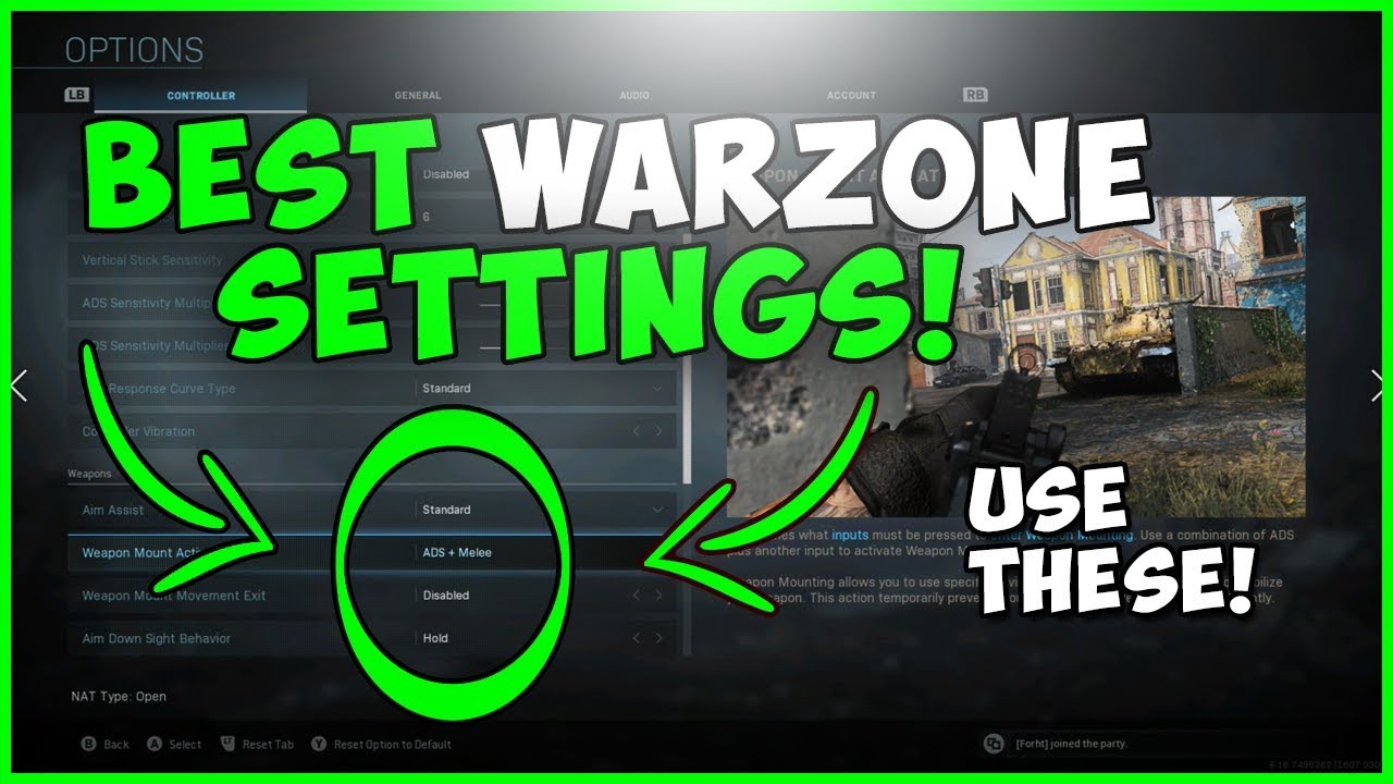 The Best Settings On Warzone! Best Call Of Duty Warzone Settings!