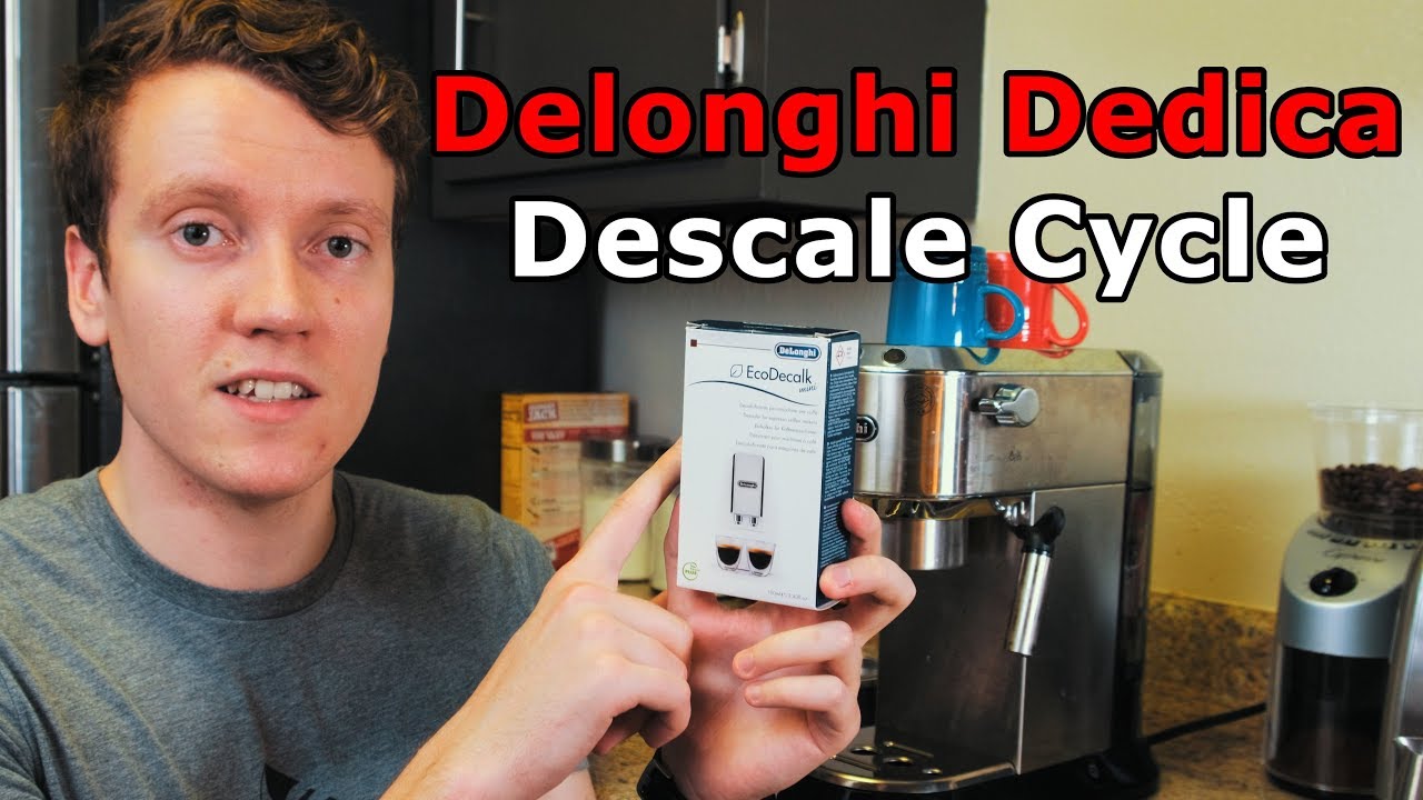 Учебное пособие по циклу удаления накипи Delonghi Dedica