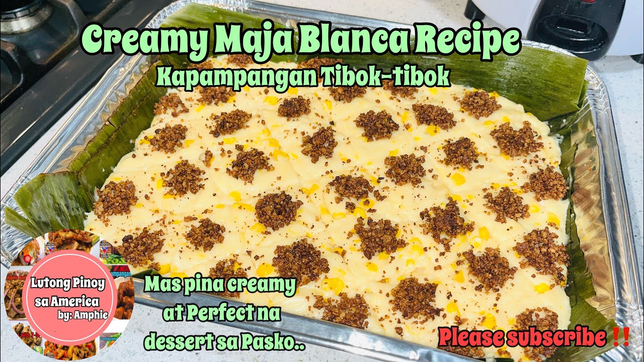 My CREAMY MAJA BLANCA Para sa mga nag request/1 of my Best Seller🎄🎄#recipe majablancarecipe #dessert