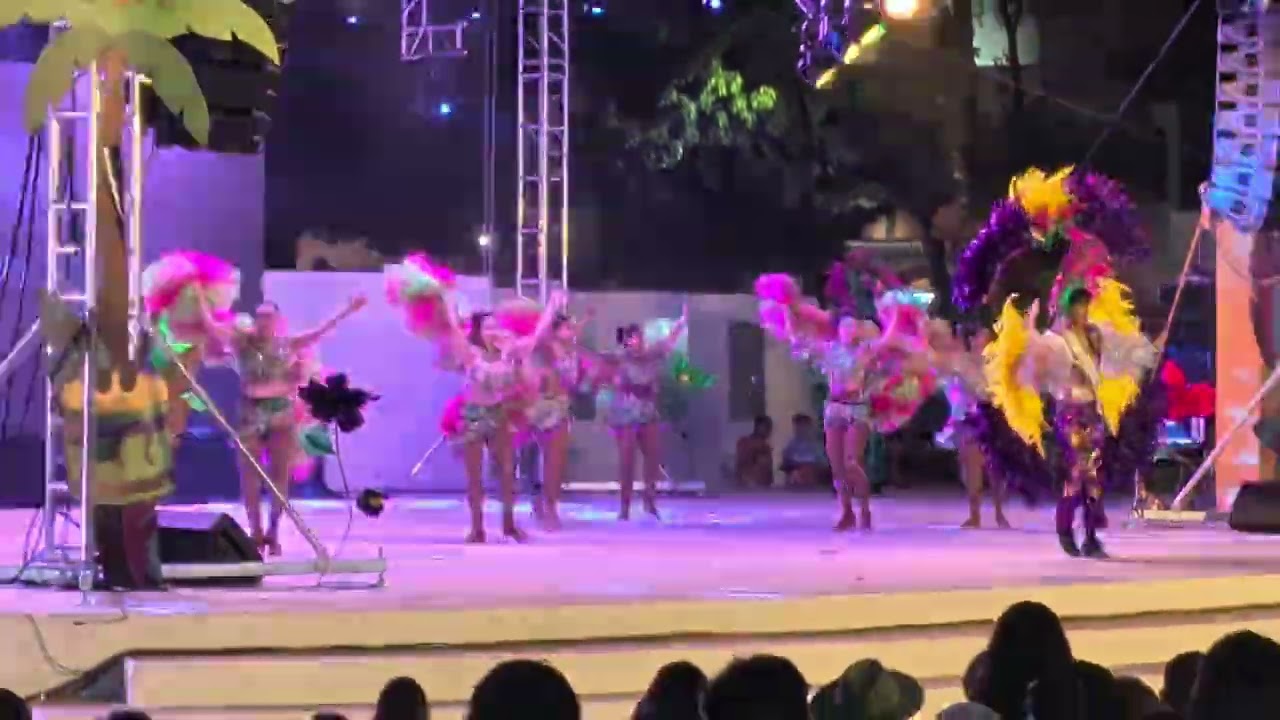 Carnival in Playa del Carmen, Mexico. Lovely dance by the kids