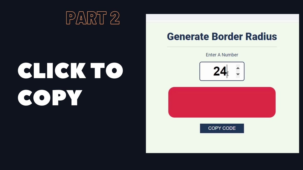 How To Add Click To Copy Functionality Using HTML, CSS, & JS - Part 2