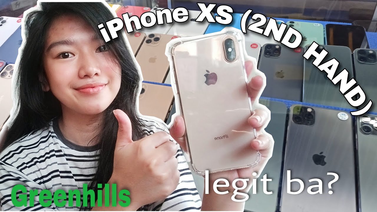 Buying a 2nd hand iPhone in Greenhills 2022 (DIM Gadget PH) *legit?* iPhone Xs | life with Kat