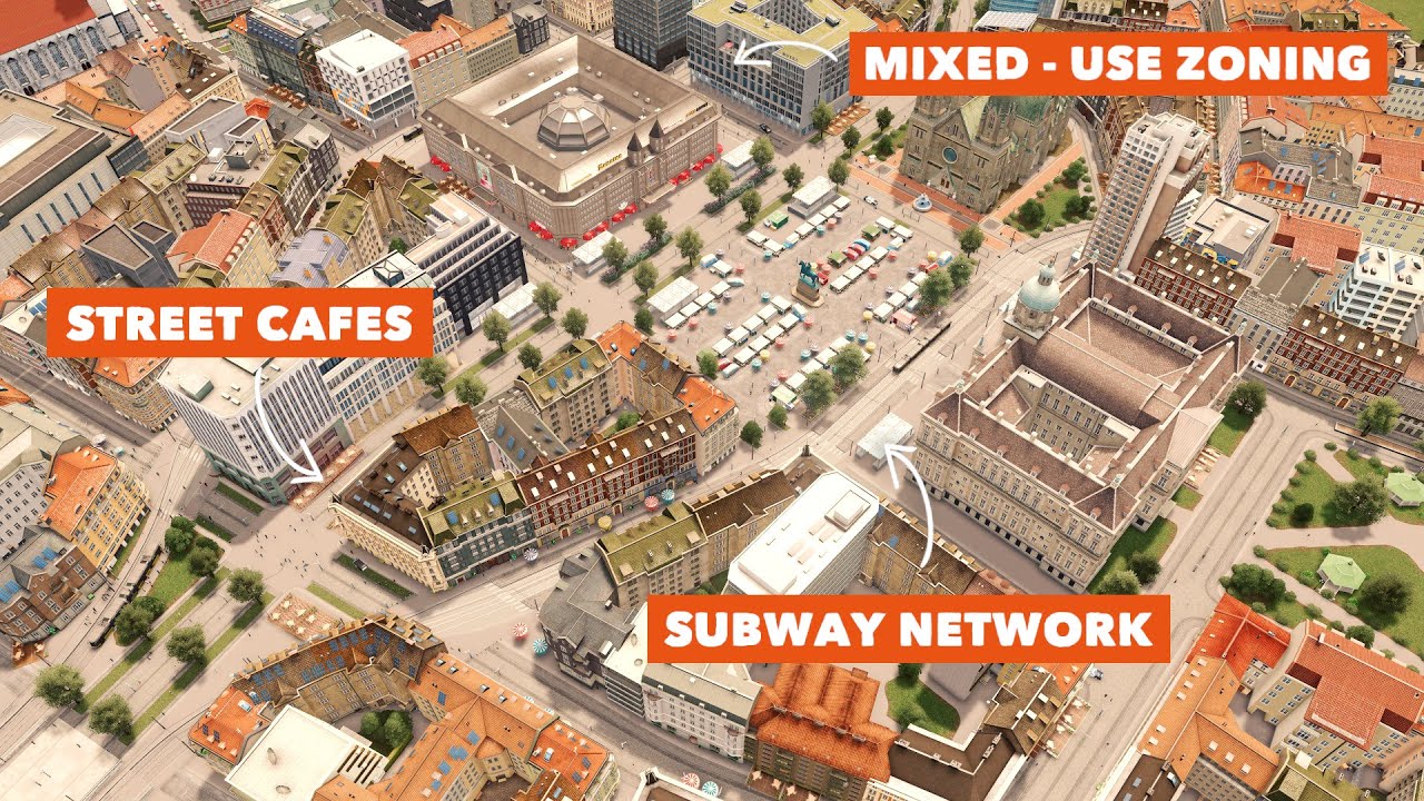 Is this the PERFECT walkable city center everybody is talking about? | Cities: Skylines BERLIN 6