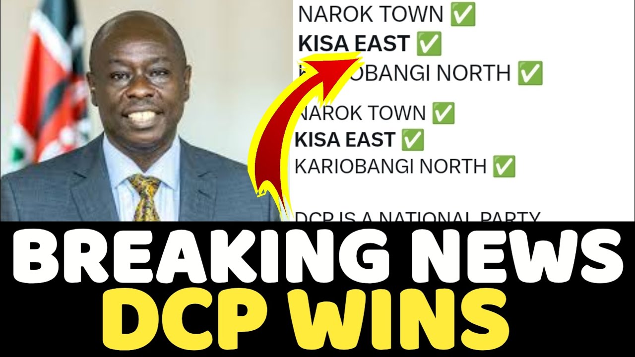 GACHAGUA'S DCP Candidate Wins In KISA East, KHWISERO Kakamega County - Ruto Finished!