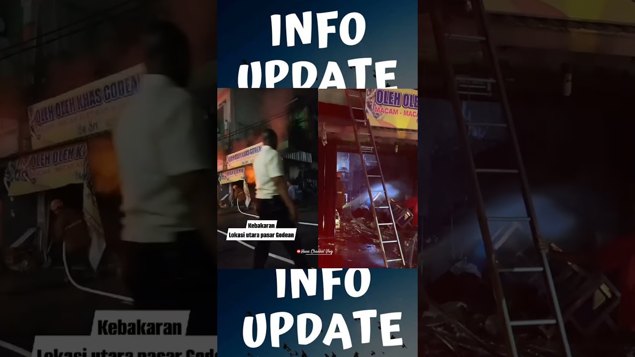 KEBAKARAN TOKO OLEH-OLEH !! #info #kebakaran #update #shorts