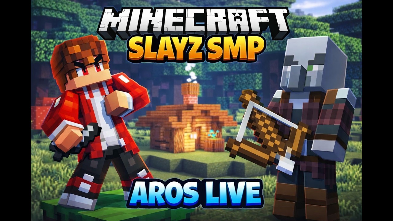 Minecraft Live Slayz SMP Any New Thing???i ! // Day - 14 / #minecraft #multiplayer