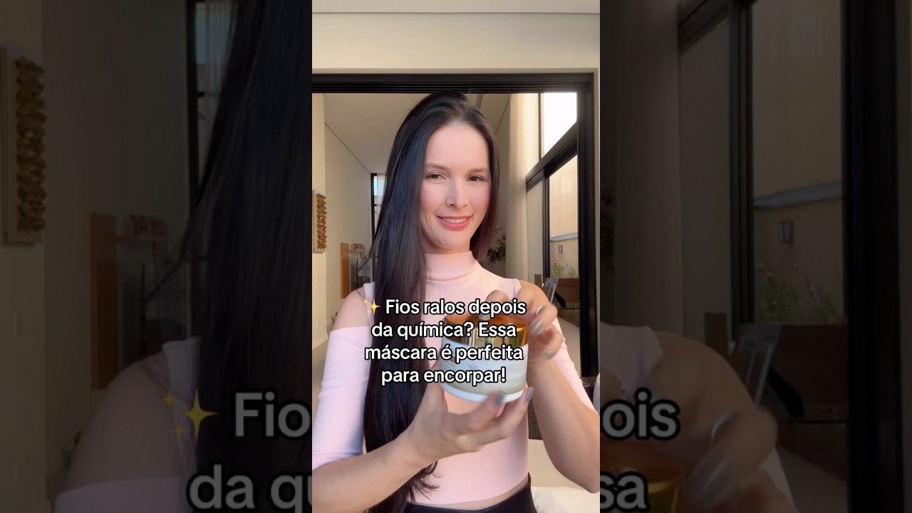 ✨ Fios ralos depois da qu&iacute;mica? Essa m&aacute;scara &eacute; perfeita para encorpar!