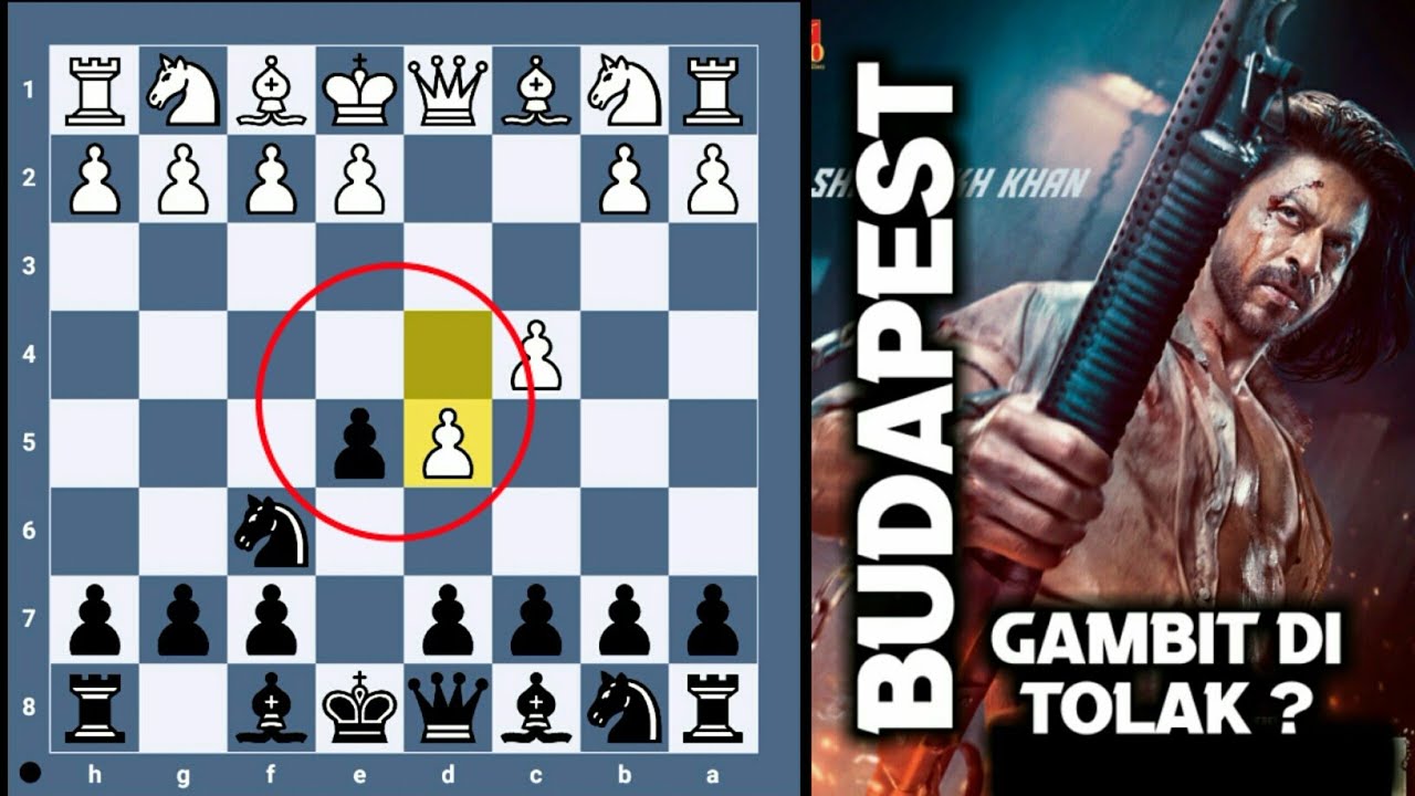 TOP 3 STRATEGI CATUR HITAM | BUDAPEST GAMBIT DI TOLAK