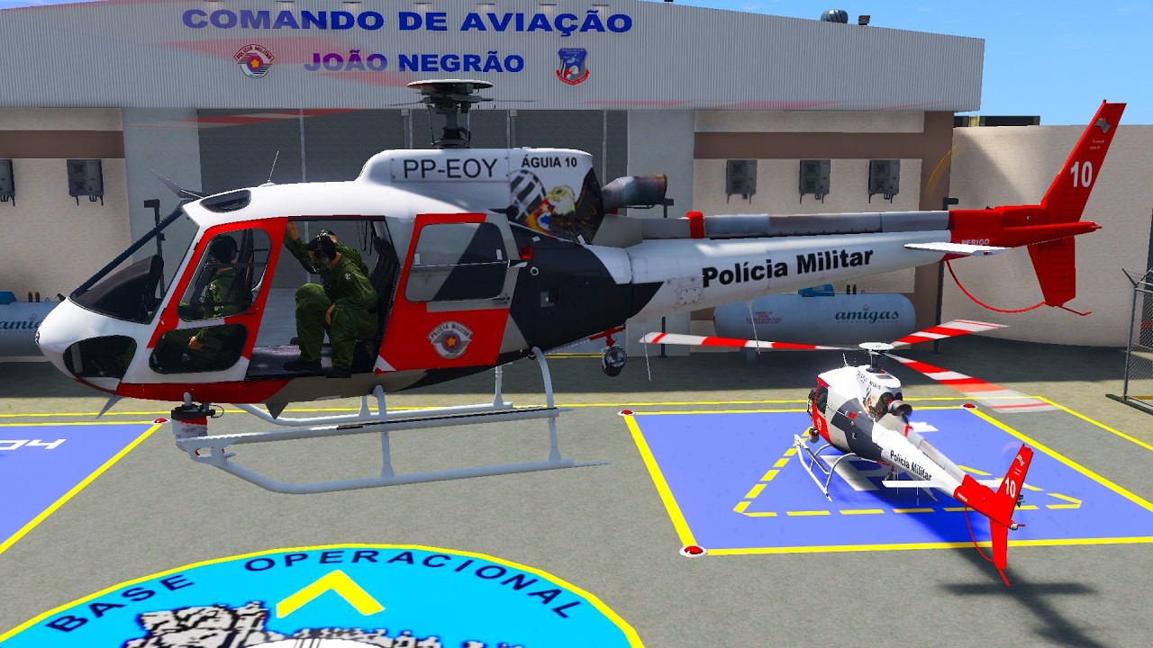HELICÓPTERO ÁGUIA 10 EM PERSEGUIÇÃO NUNCA VISTA! PMESP | GTA 5 POLICIAL