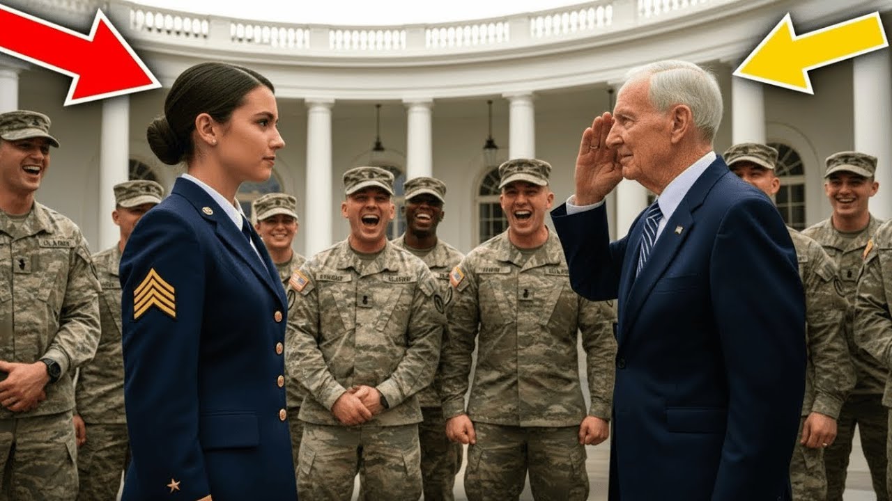 Die Offiziere Übersahen Sie, Bis Der Präsident Sie Beim Codenamen Begrüßte