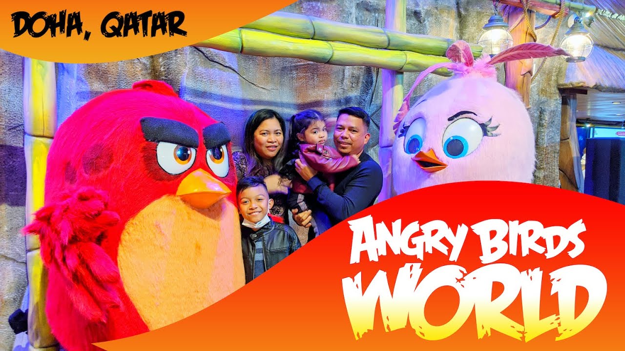 ADVENTURE at ANGRY BIRDS WORLD Theme Park in Doha, Qatar |  TourYes Family Travels