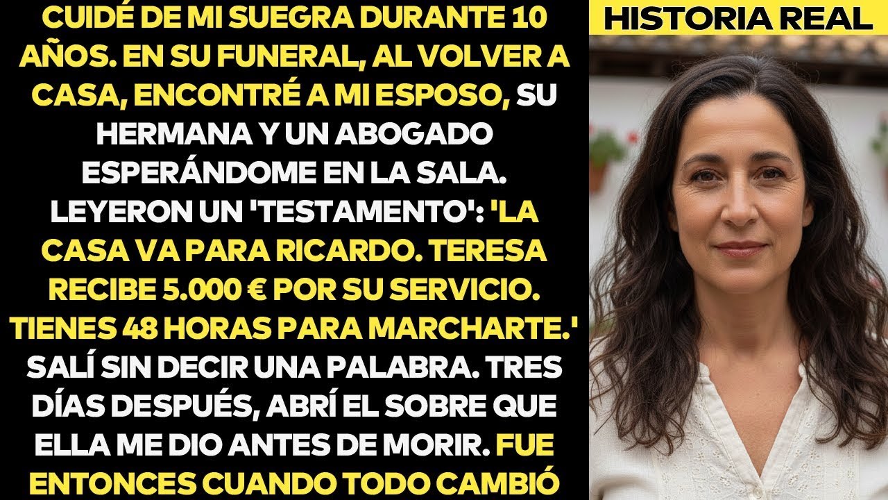 Volví A Casa Del Funeral  Mi Esposo Dijo  'Tu Madre Me Dejó Todo  Tienes 48 Horas Para Empacar'