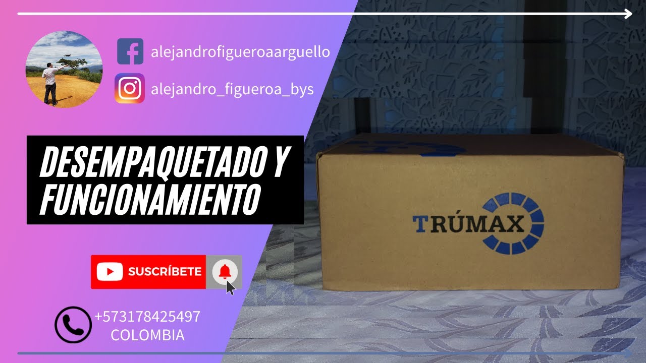 Desempaquetado y funcionamiento bascula Trumax modelo MIX-A de 3 kg
