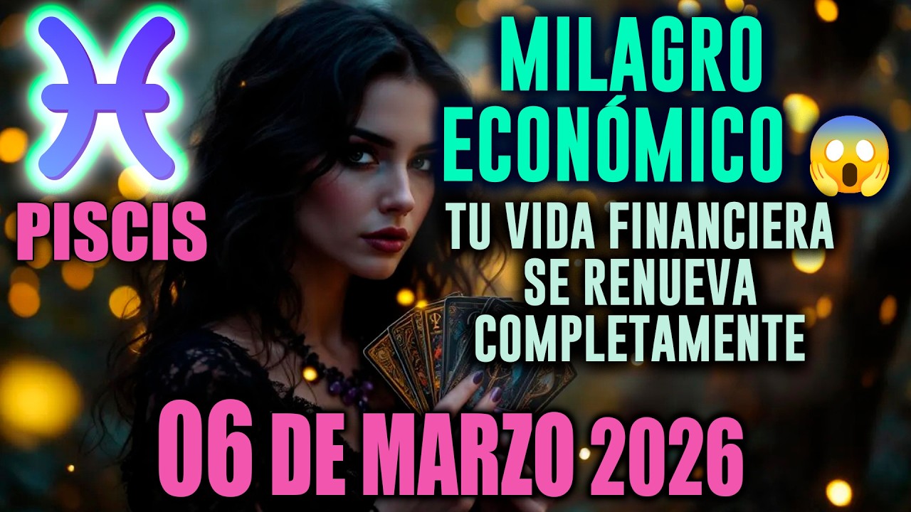 Piscis ♓ MILAGRO ECONÓMICO 😱 TU VIDA FINANCIERA SE RENUEVA COMPLETAMENTE horóscopo de hoy